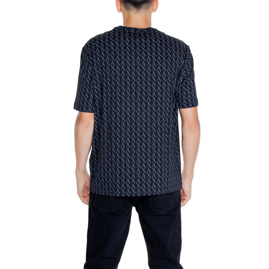 Armani Exchange Black Cotton T-Shirt