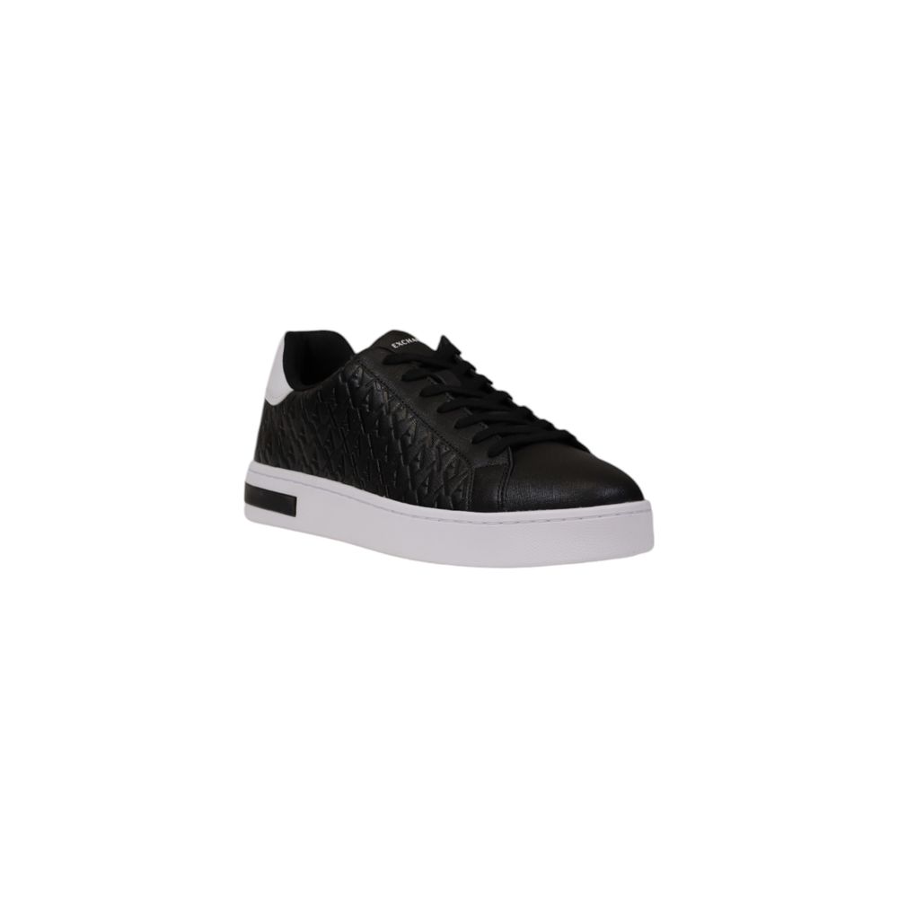 Armani Exchange Black Polyester Sneaker