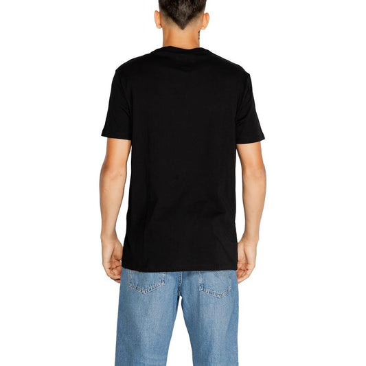 Armani Exchange Black Cotton T-Shirt