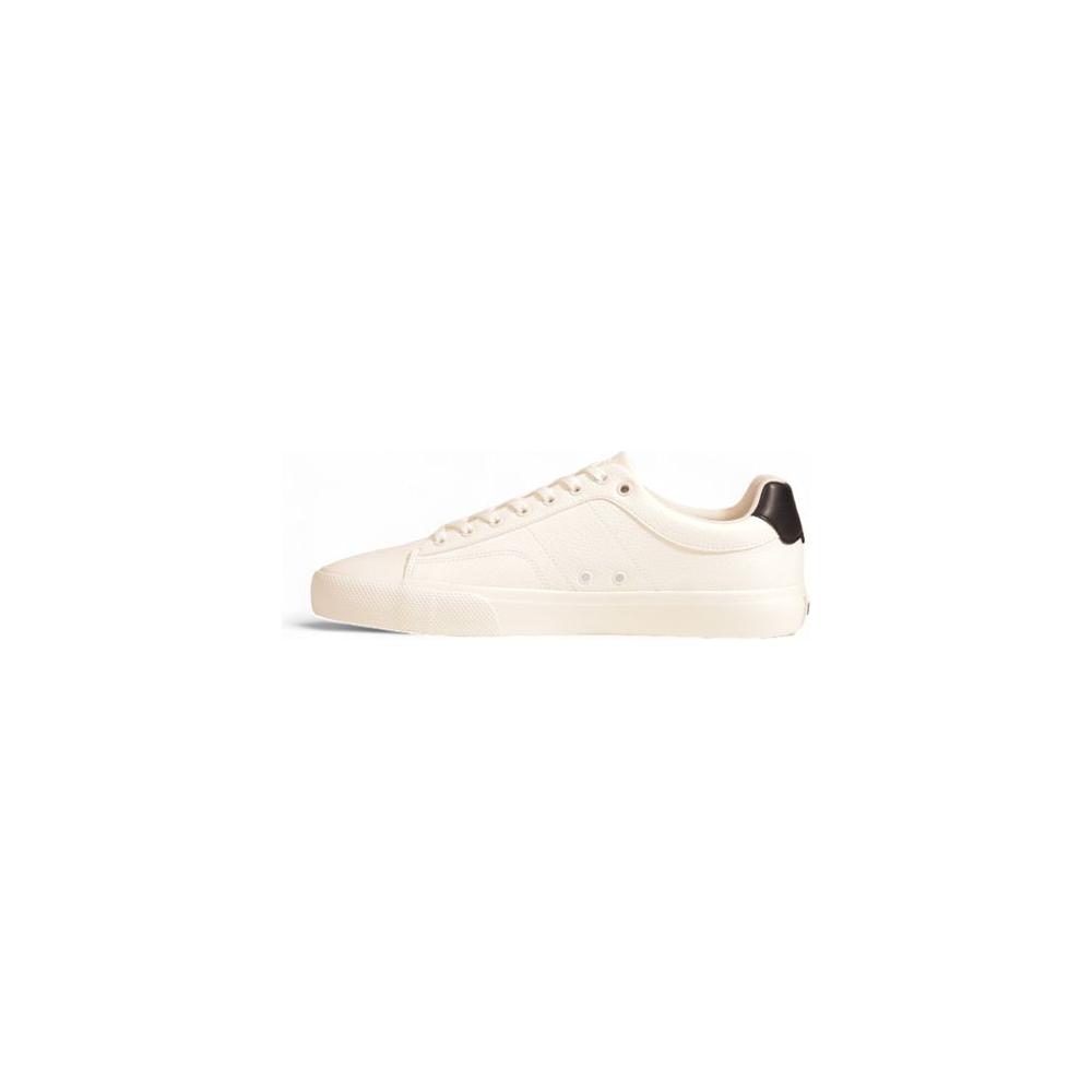 Hugo Boss Cream Leather Sneaker