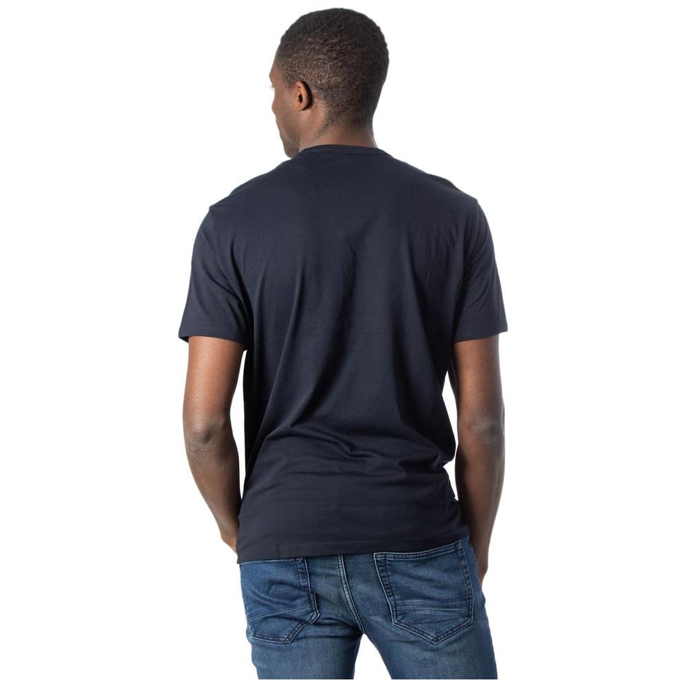 Armani Exchange Blue Cotton T-Shirt