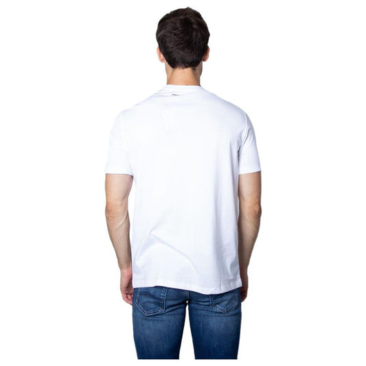 Armani Exchange White Cotton T-Shirt