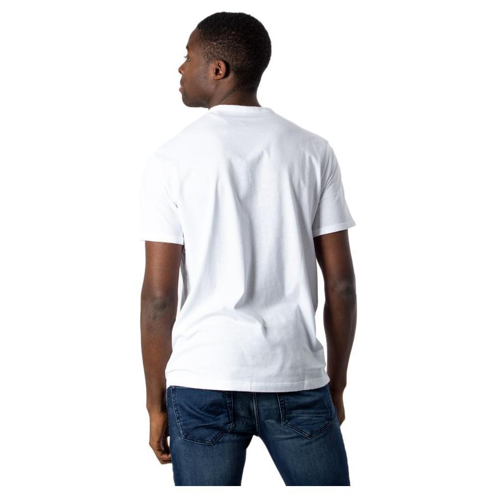 Armani Exchange White Cotton T-Shirt