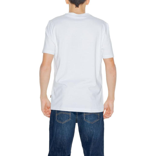 Hugo Boss White Cotton T-Shirt Hugo Boss