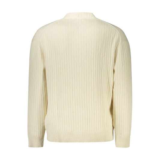 Calvin Klein White Cotton Sweater Calvin Klein