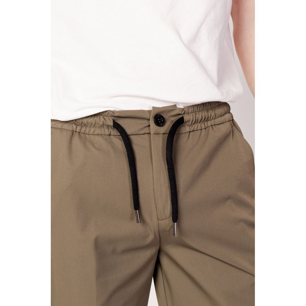 Suns Green Nylon Bermuda Shorts Suns