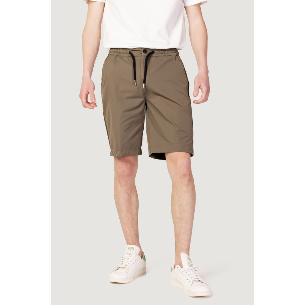 Suns Green Nylon Bermuda Shorts Suns
