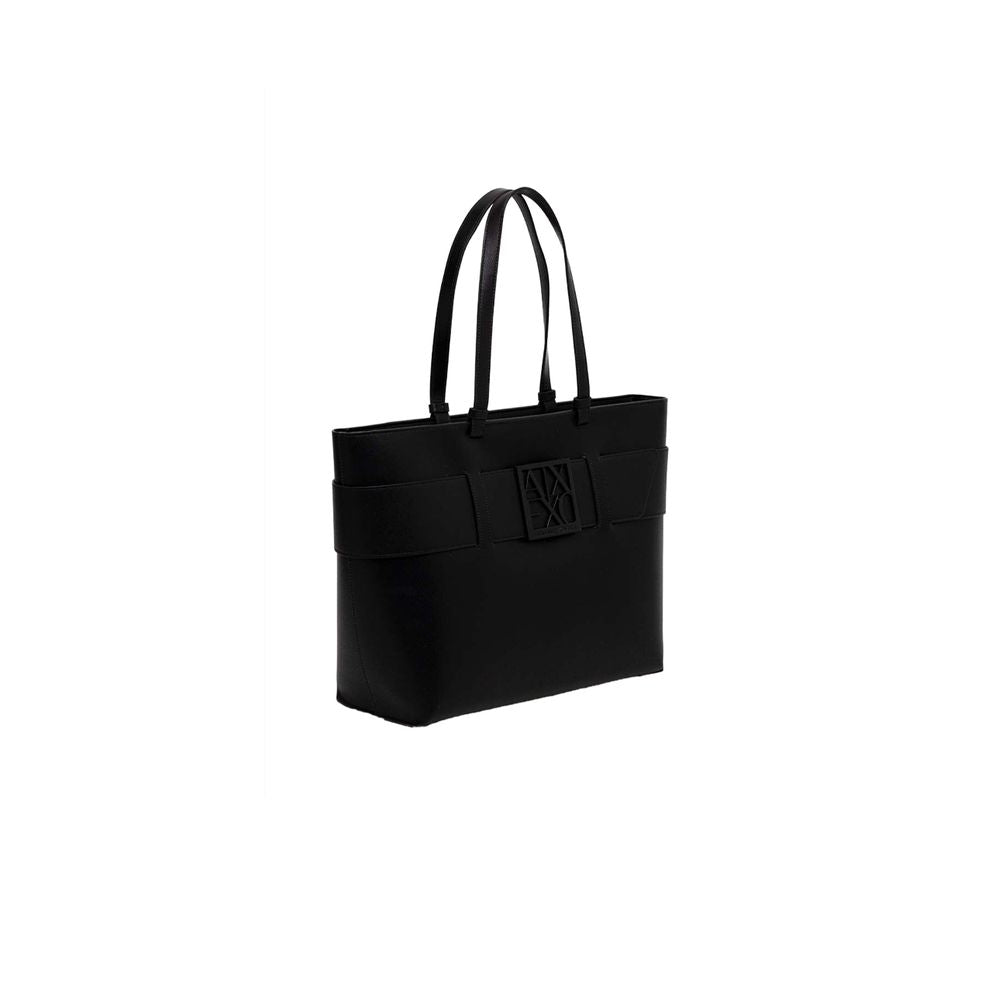 Armani Exchange Black Polyethylene Handbag Armani Exchange