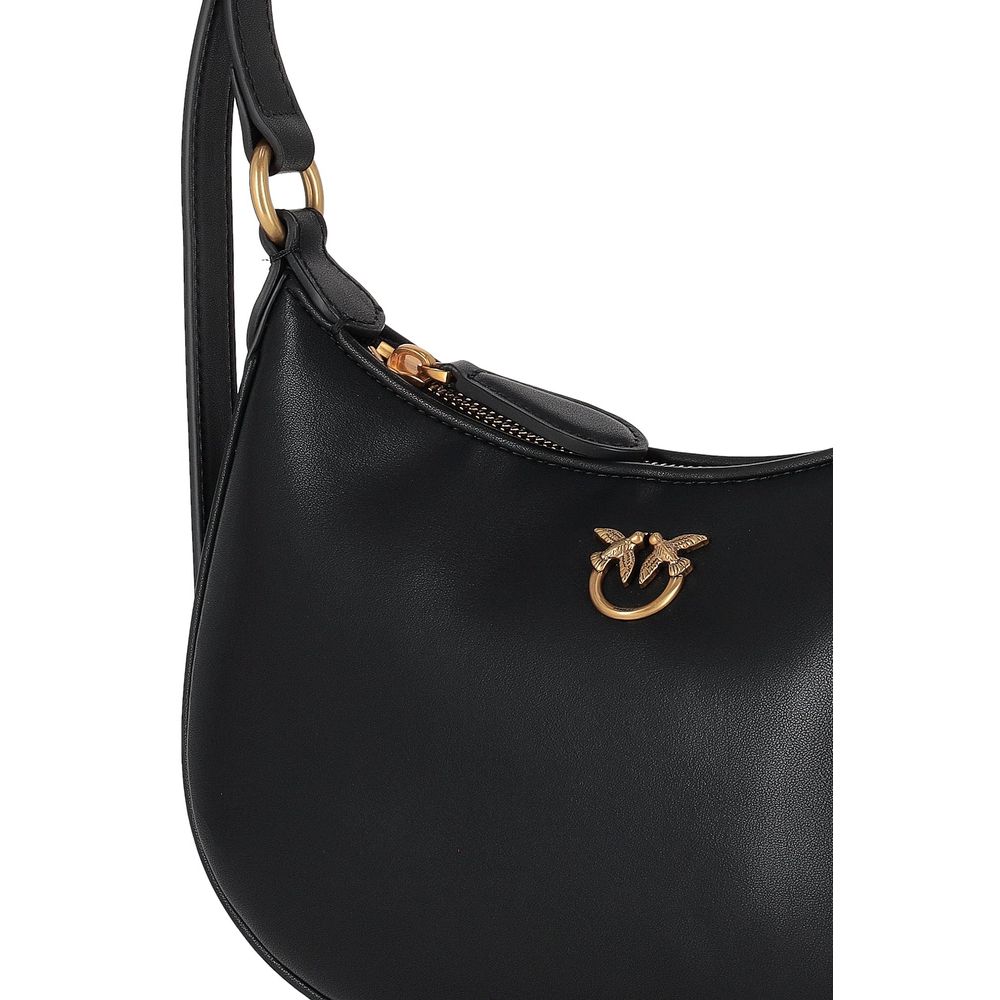 PINKO Black Leather Handbag PINKO