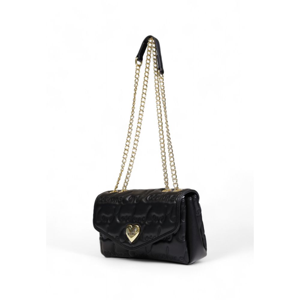 Love Moschino Black Polyethylene Handbag Love Moschino