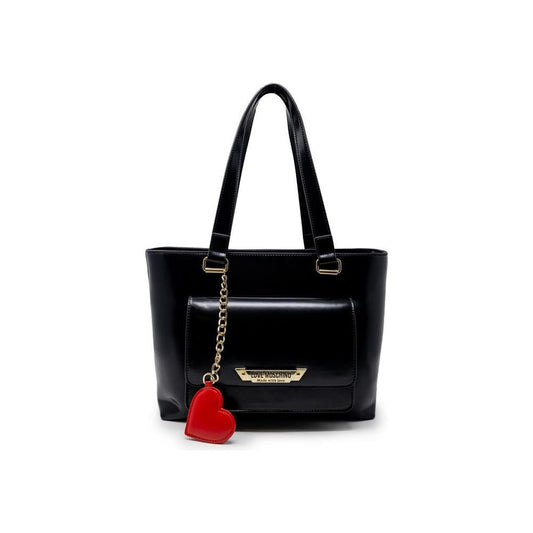 Love Moschino Black Polyethylene Handbag Love Moschino