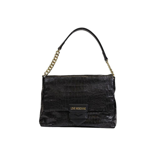 Love Moschino Black Polyester Handbag Love Moschino