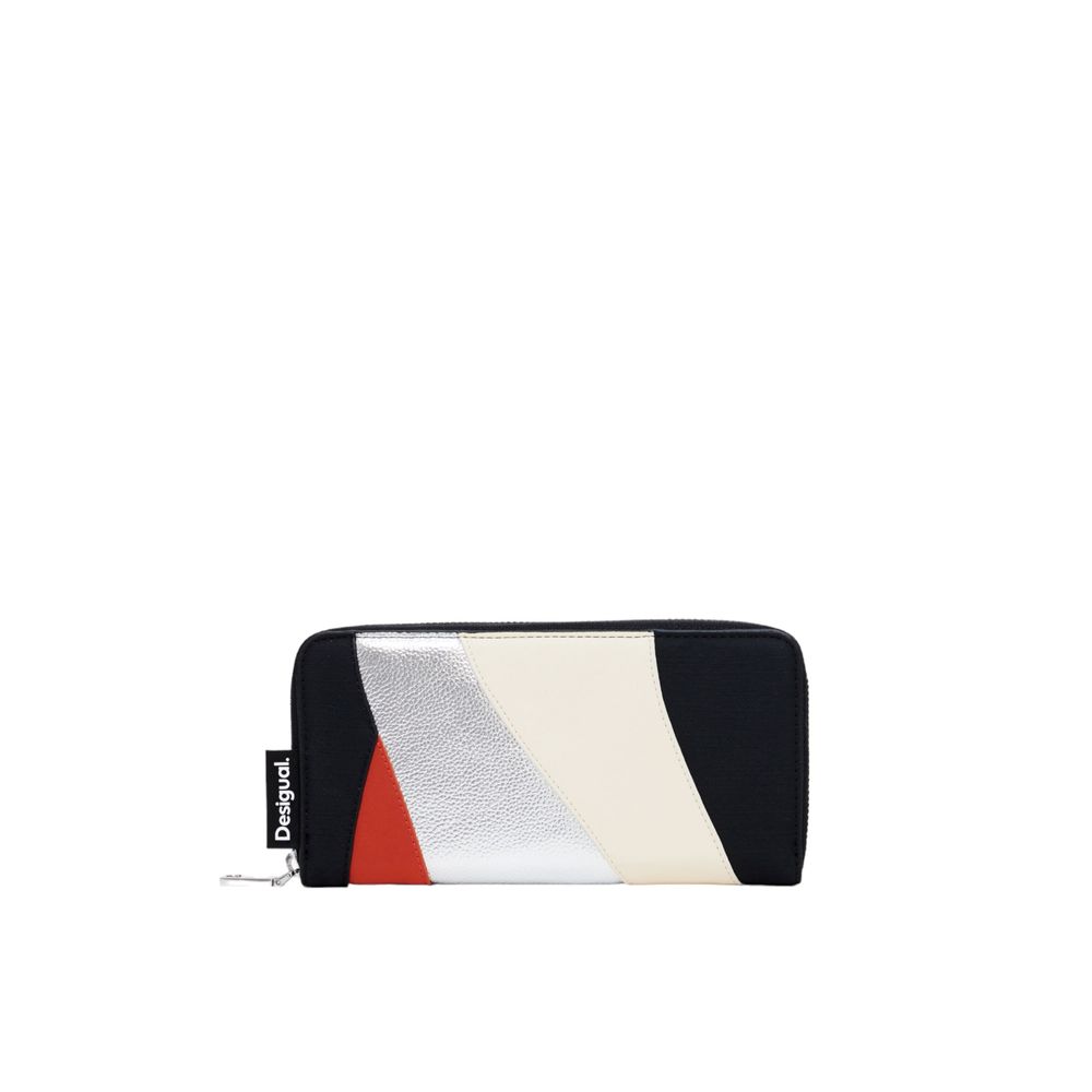 Desigual Silver Polyethylene Wallet Desigual