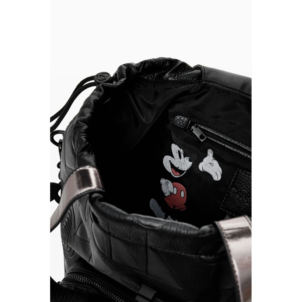 Desigual Black Polyethylene Backpack Desigual