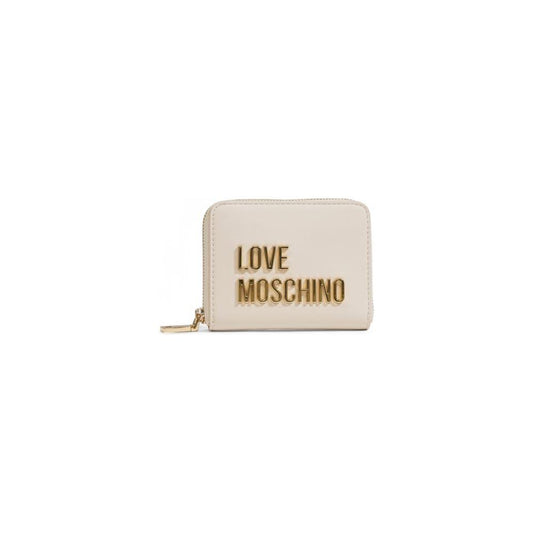 Love Moschino Beige Polyethylene Wallet Love Moschino