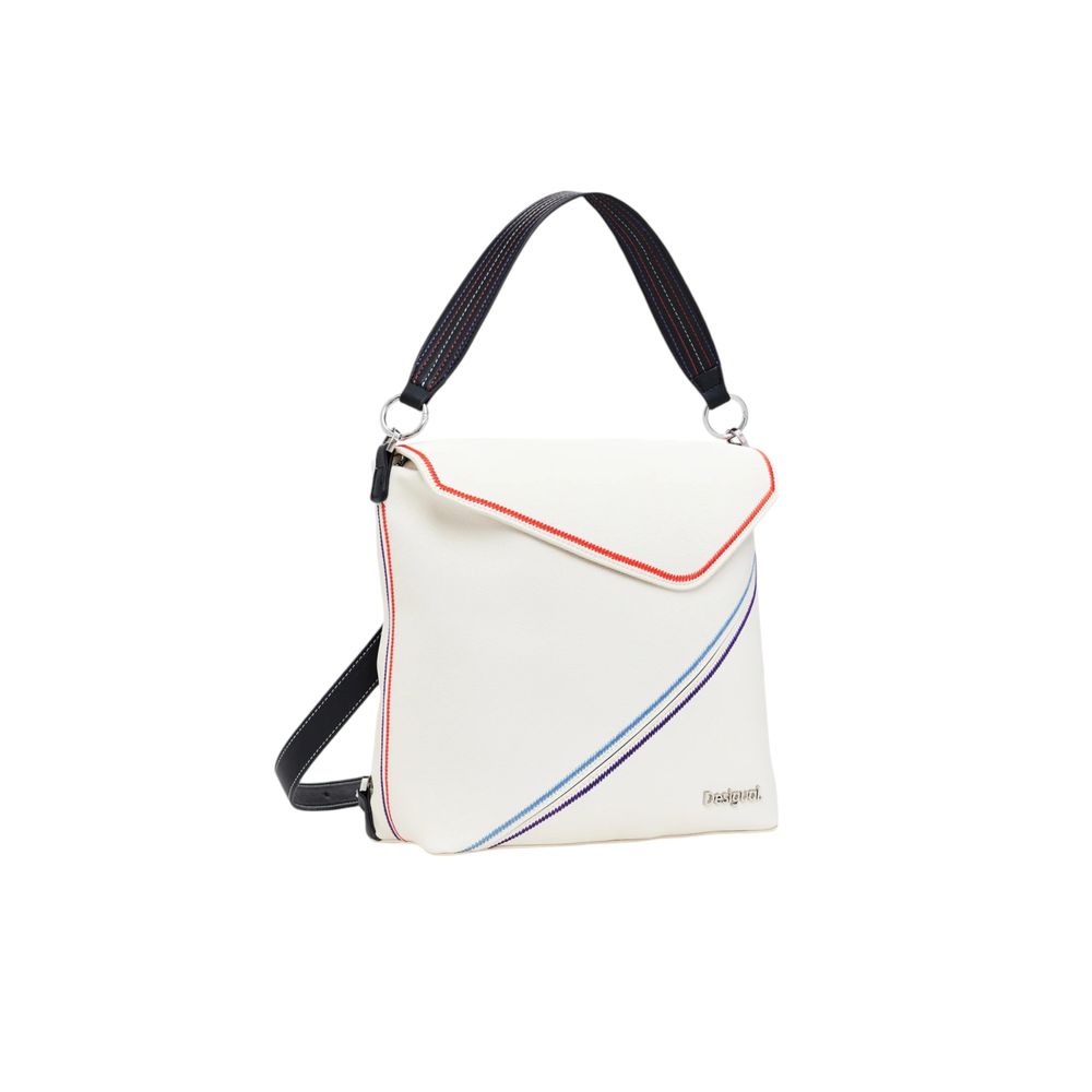 Desigual Cream Polyethylene Backpack Desigual