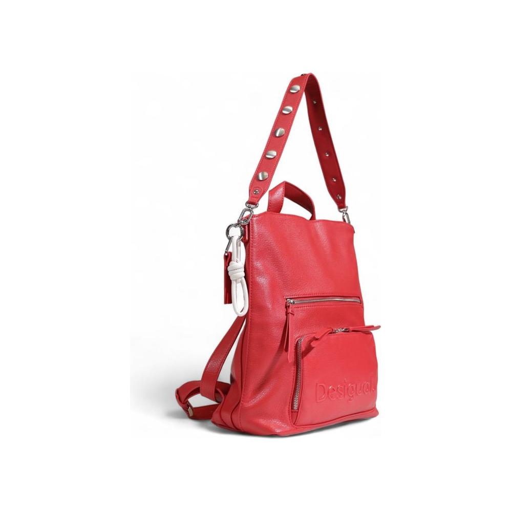 Desigual Red Polyethylene Backpack Desigual