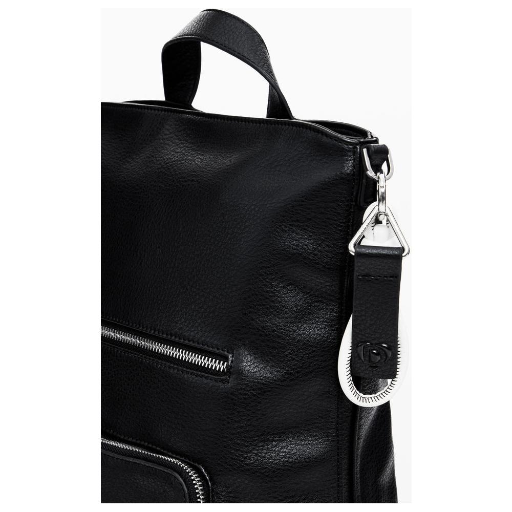 Desigual Black Polyethylene Backpack Desigual