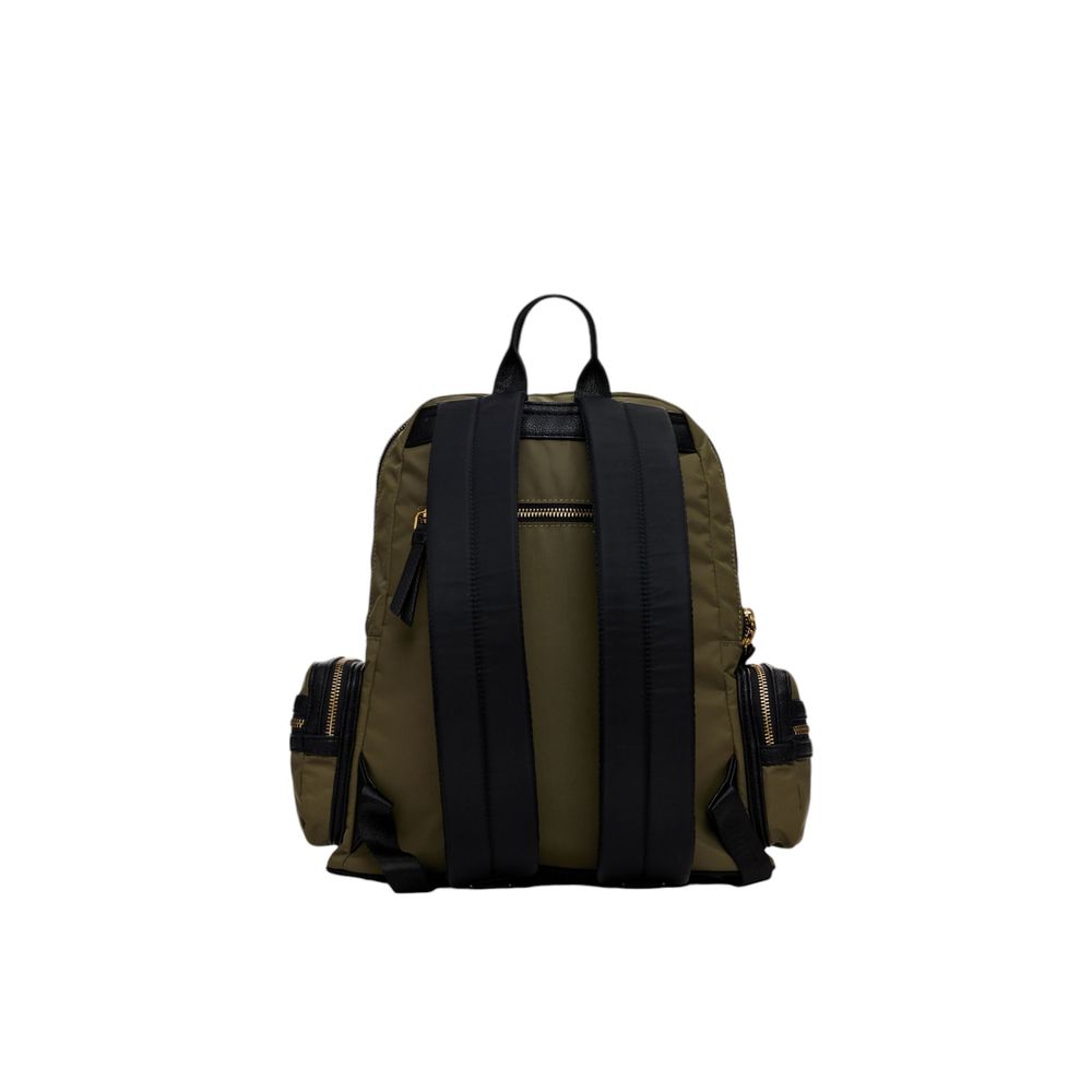 Front view with bag zipped and handles upright.