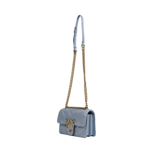 PINKO Blue Leather Handbag PINKO