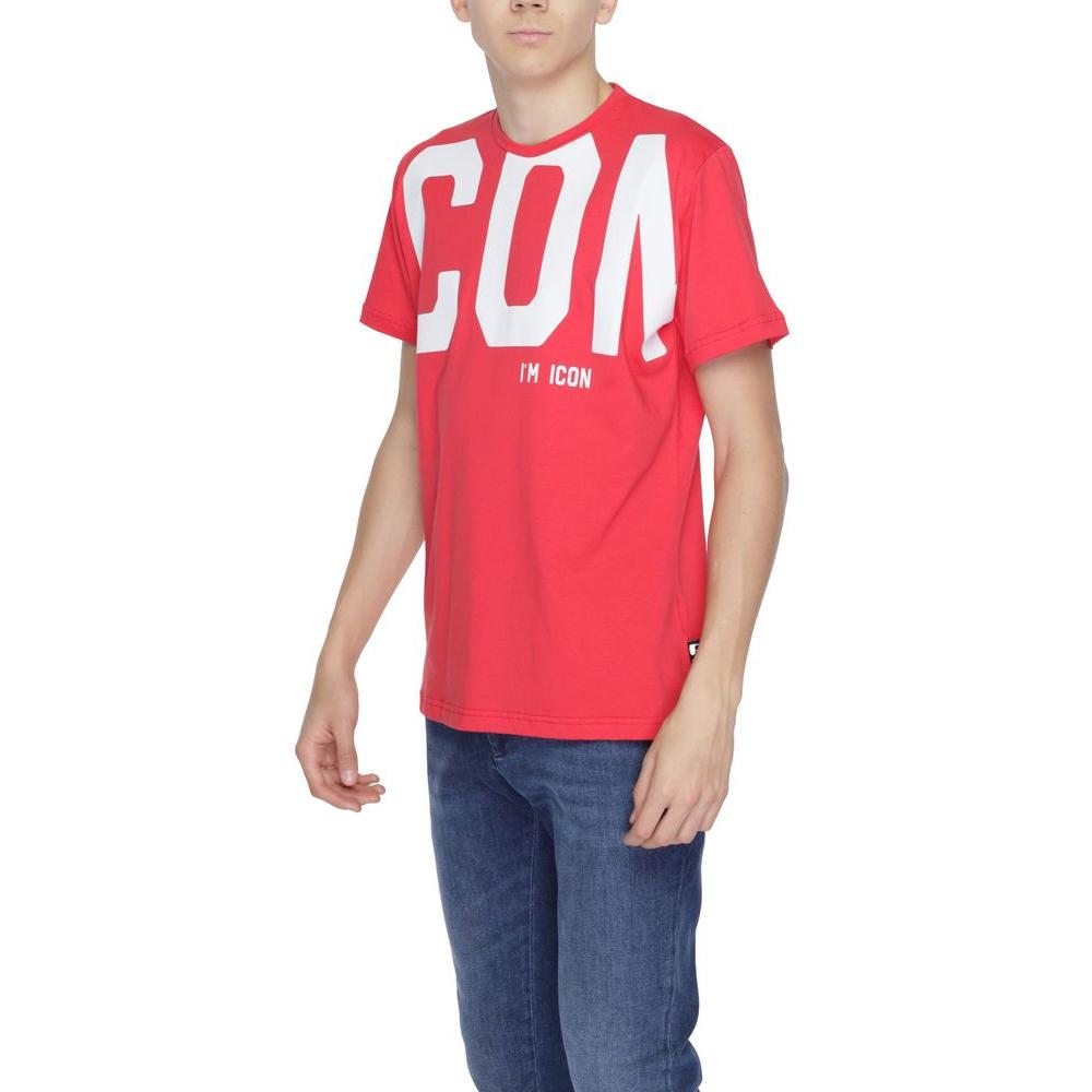 Icon Red Cotton T-Shirt Icon