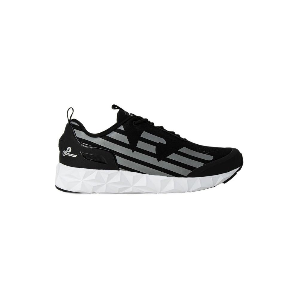 EA7 Emporio Armani Black Polyester Sneaker EA7 Emporio Armani