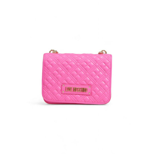 Love Moschino Pink Polyethylene Handbag Love Moschino