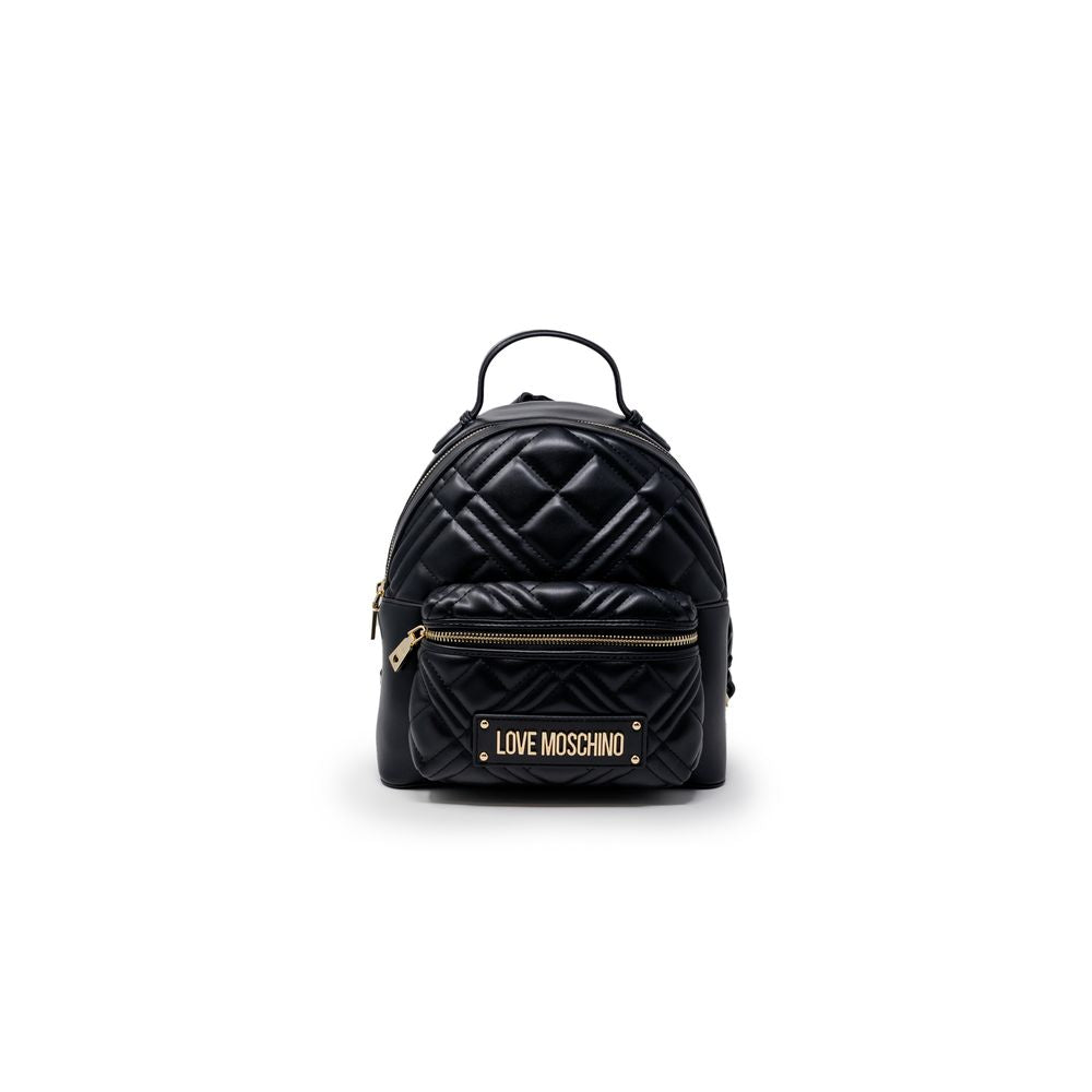 Love Moschino Black Polyethylene Backpack Love Moschino