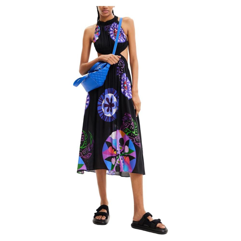 Desigual Purple Viscose Swimwear Desigual