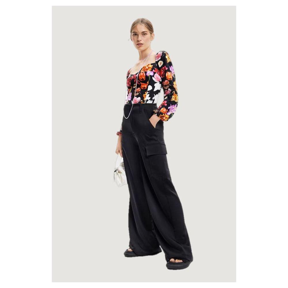 Desigual Black Viscose Jeans & Pant Desigual