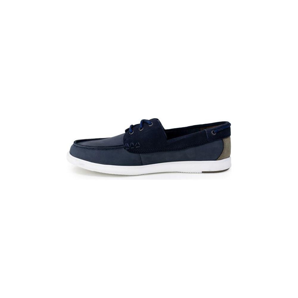 Clarks Blue Leather Casual Clarks