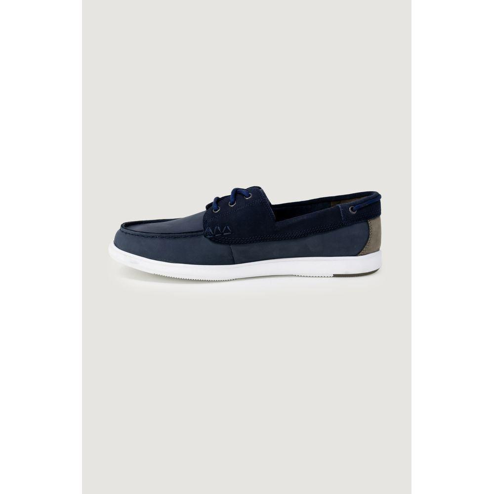 Clarks Blue Leather Casual Clarks