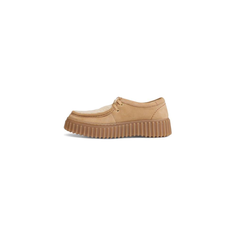 Clarks Beige Rubber Flat Shoe Clarks