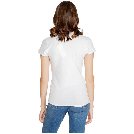 Armani Exchange White Cotton Tops & T-Shirt