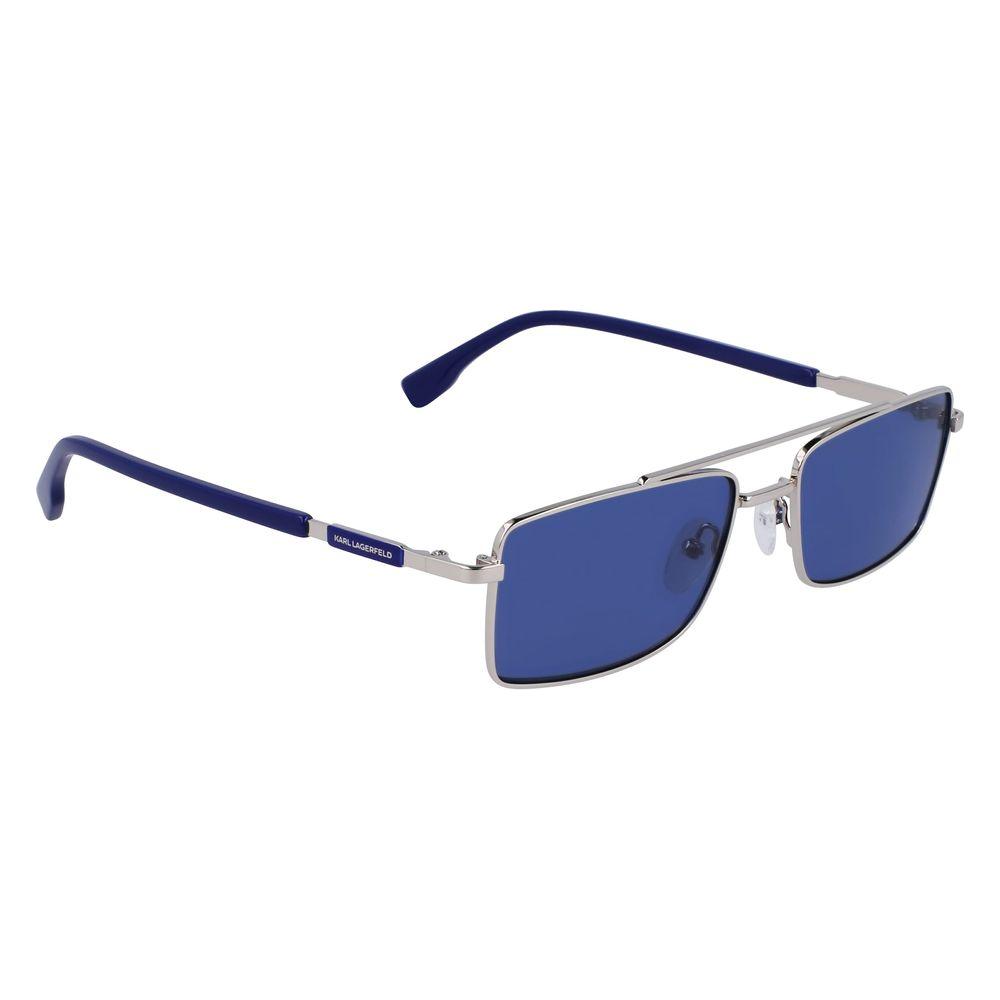 Karl Lagerfeld Gray Metal Sunglasses Karl Lagerfeld