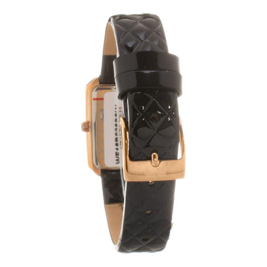 Folli Follie Black Leather Watch Folli Follie