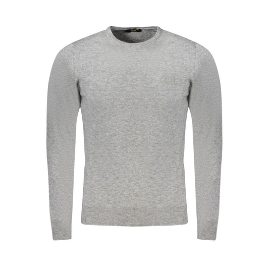 Cavalli Class Gray Polyester Sweater Cavalli Class