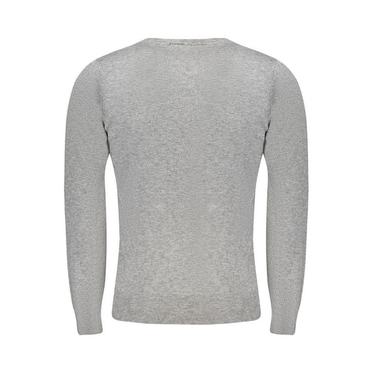 Cavalli Class Gray Polyester Sweater Cavalli Class