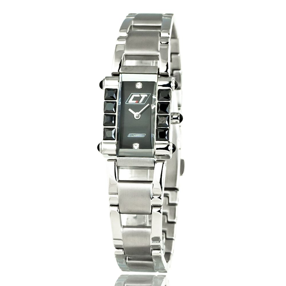 Chronotech Silver Stainless Steel Dress Watch Chronotech