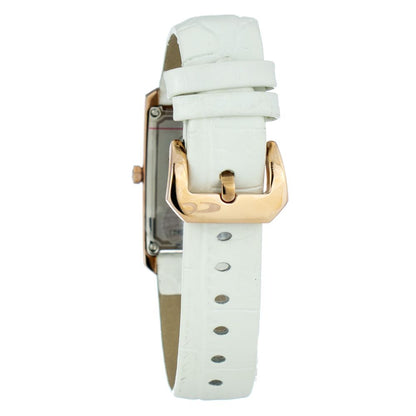 Chronotech White Leather Dress Watch Chronotech