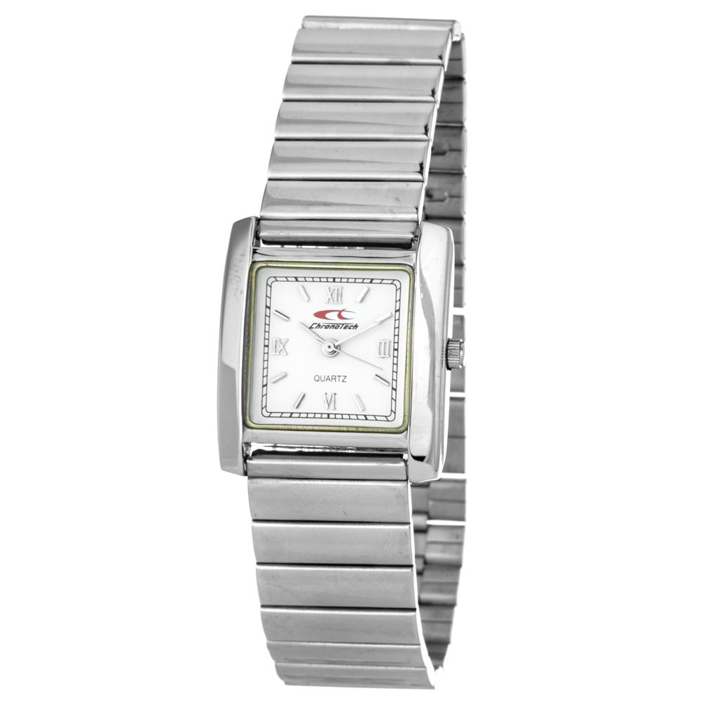 Chronotech Silver Stainless Steel Dress Watch Chronotech