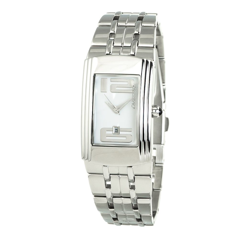 Chronotech Silver Stainless Steel Dress Watch