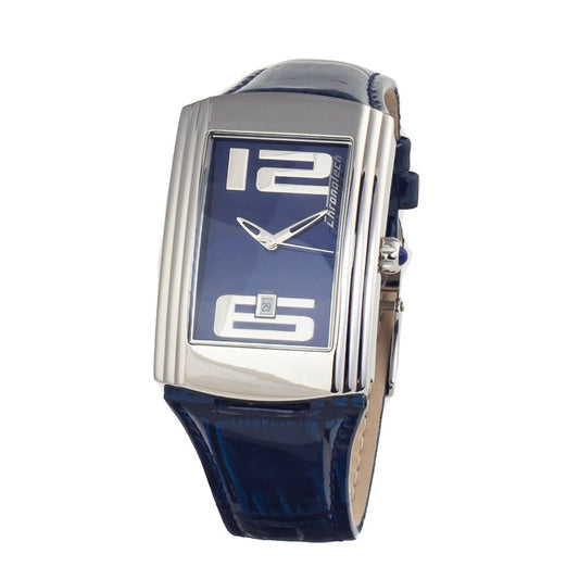 Chronotech Blue Leather Dress Watch Chronotech