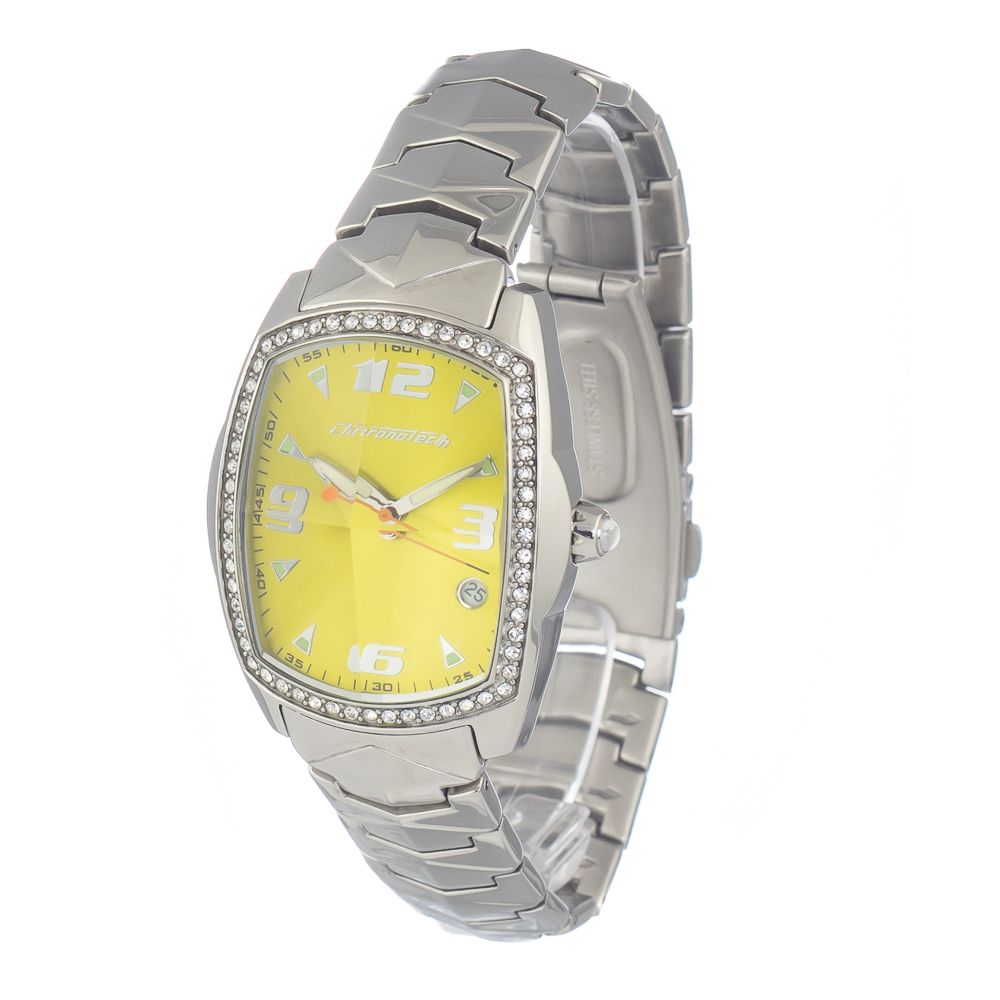 Chronotech Silver Stainless Steel Dress Watch Chronotech