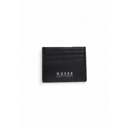 Guess Black Leather Cardholder