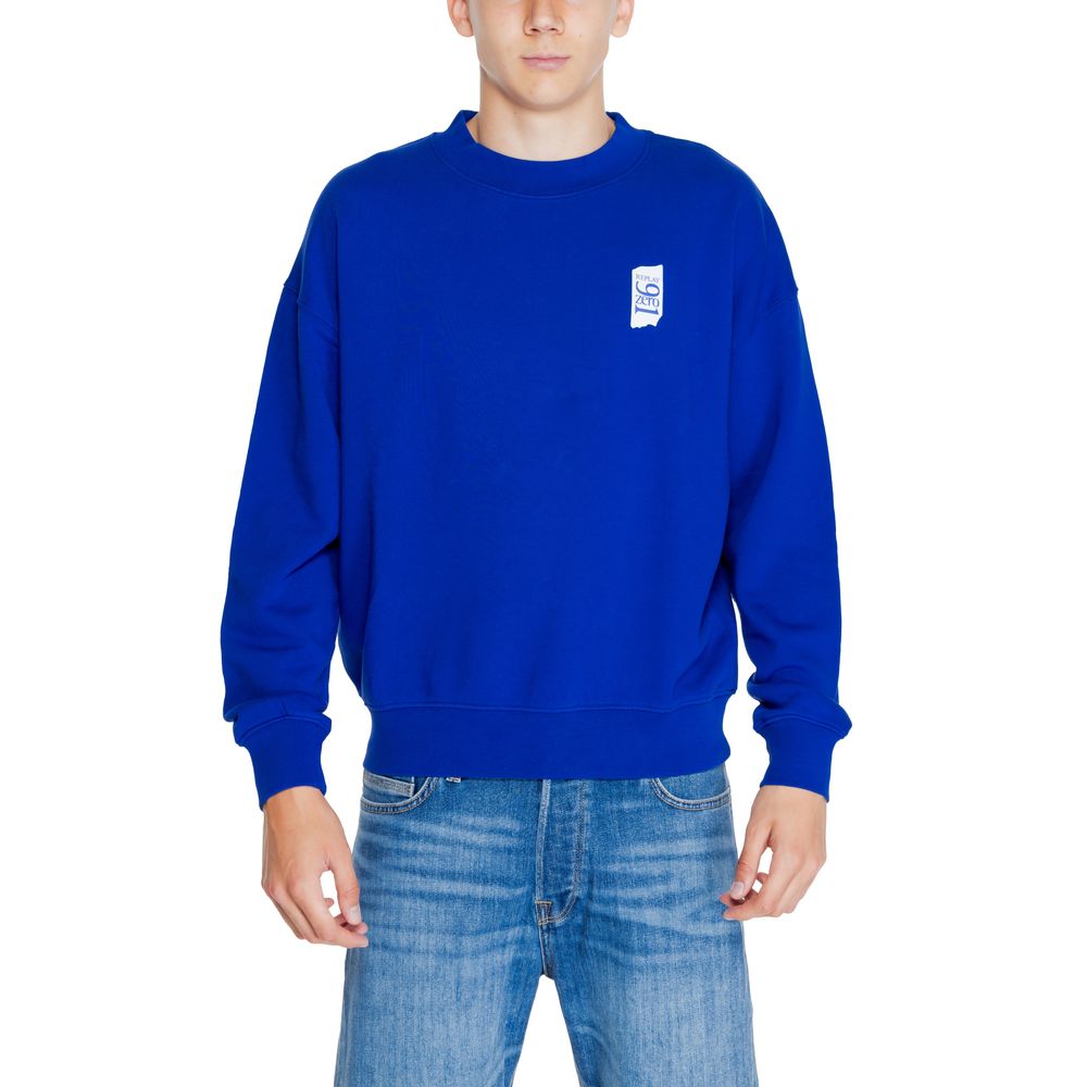 Replay Blue Cotton Sweatshirt Replay