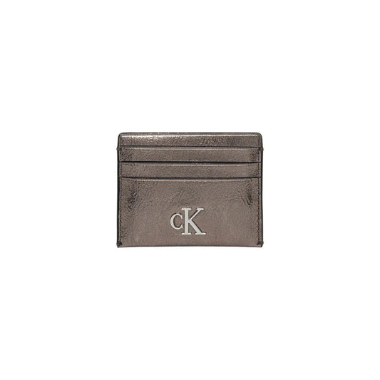 Calvin Klein Jeans Gray Polyethylene Wallet Calvin Klein Jeans