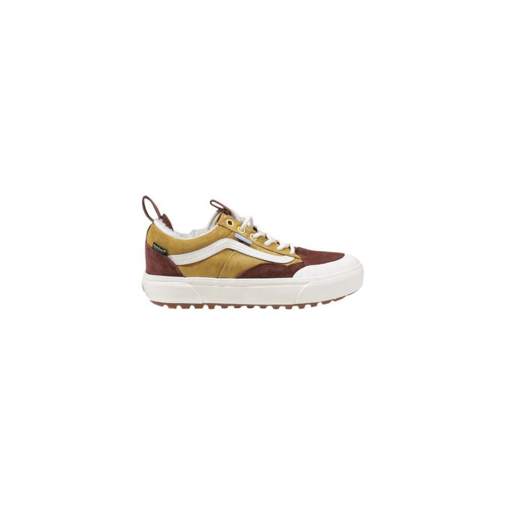 Vans Beige Leather Athletic Sneakers Vans