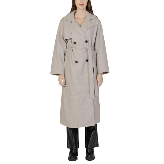 Only Beige Polyester Coat