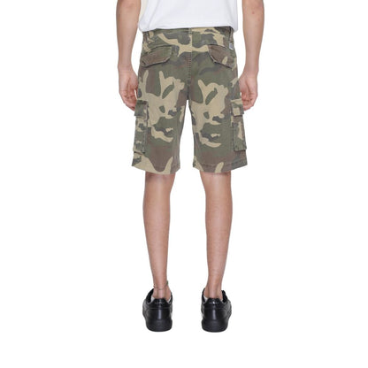 U.S. POLO ASSN. Beige Cotton Bermuda Shorts